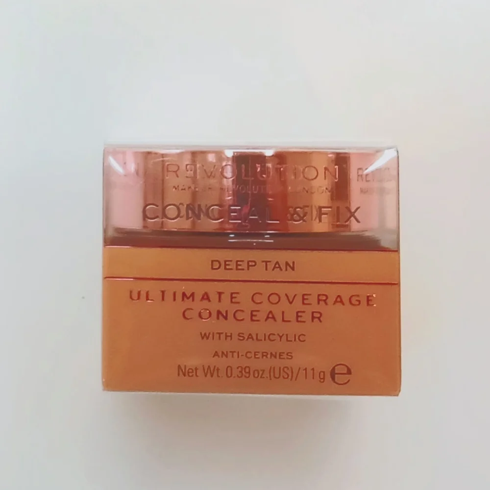 Revolution London Makeup Conceal & Fix Ultimate Coverage Concealer Deep Tan